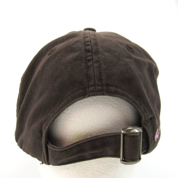 Bone Collector Michael Waddell Embroidered Logo Women's Brown & Pink Cap Hat - Picture 8 of 10